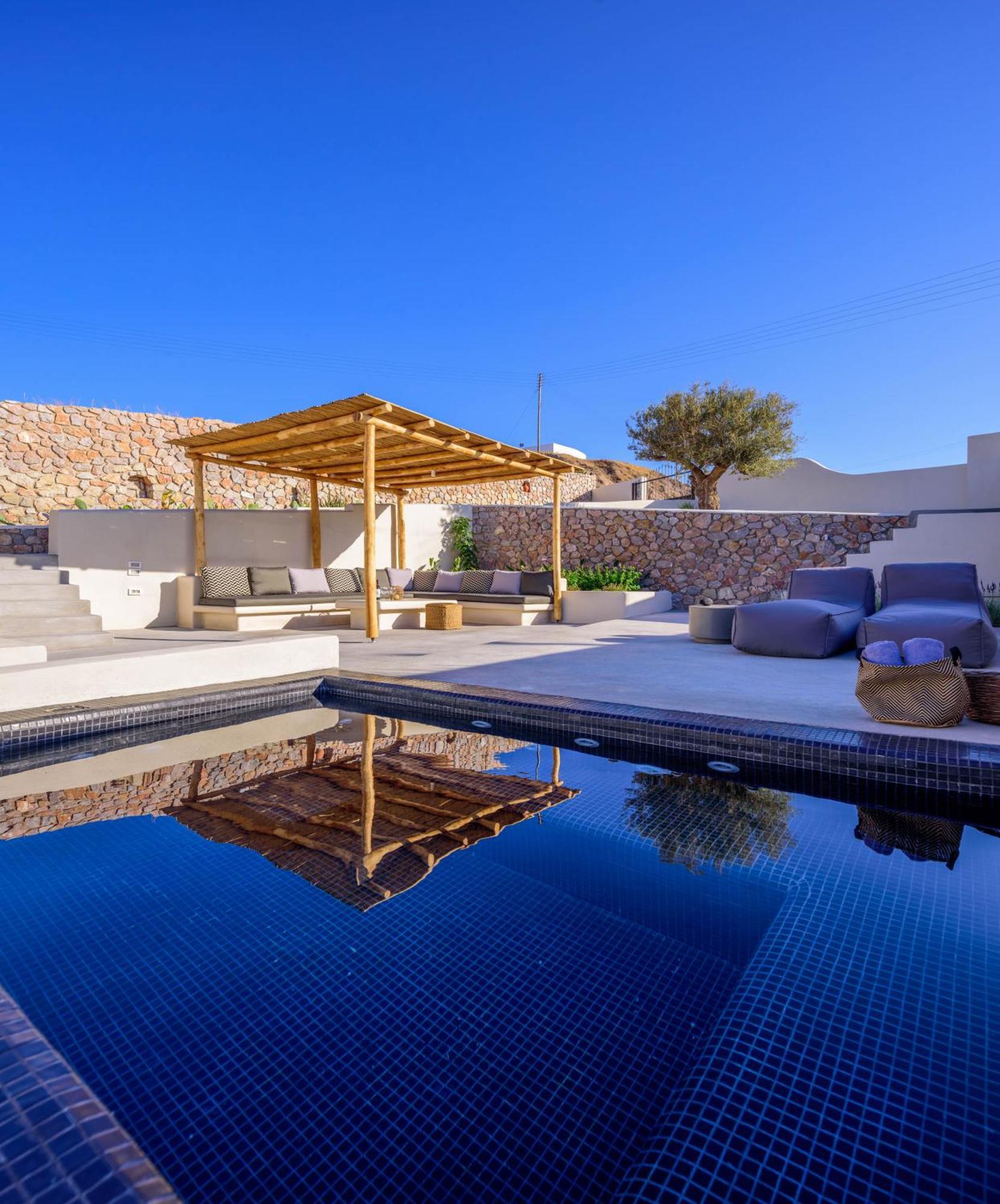 Santorini C Villa Firá Buitenkant foto