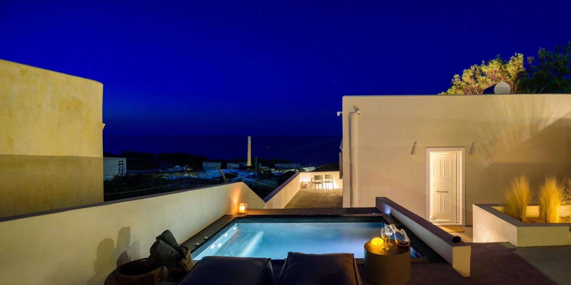 Santorini C Villa Firá Buitenkant foto
